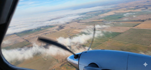 Through the Fog on Christmas: Video Captures Private Aircraft Landing in Salina