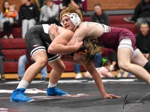 Salina Central Wrestlers Battle Maize In Season-Opening Dual.