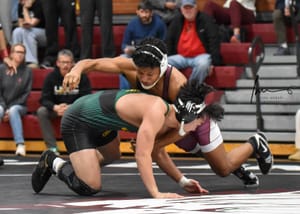 Crosstown Rivals Salina Central and Salina South Clash in Wrestling Dual (Photo Gallery)