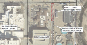 Utility Construction Today in 400 Block of South 5th St