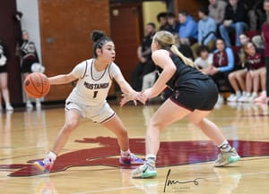 Salina Central Lady Mustangs Stampede Through the Buhler Crusaders - Round 1 of the Salina Invitational Tournament ( Photo Gallery)