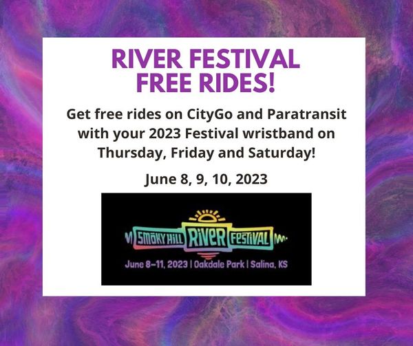 OCCK Transportation Celebrates 2023 Smoky Hill River Festival With Free